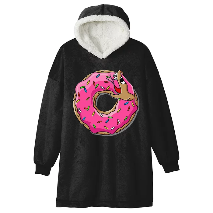 Donut Tread On Me Hooded Wearable Blanket