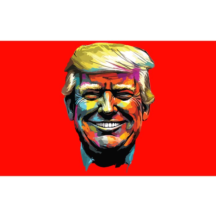 Donald Trump Oil Painting Style Donald J Trump Smiling Bumper Sticker