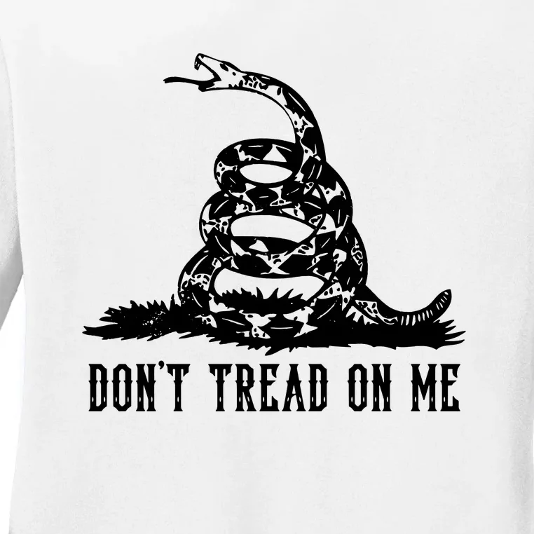 DONT TREAD ON ME Ladies Long Sleeve Shirt