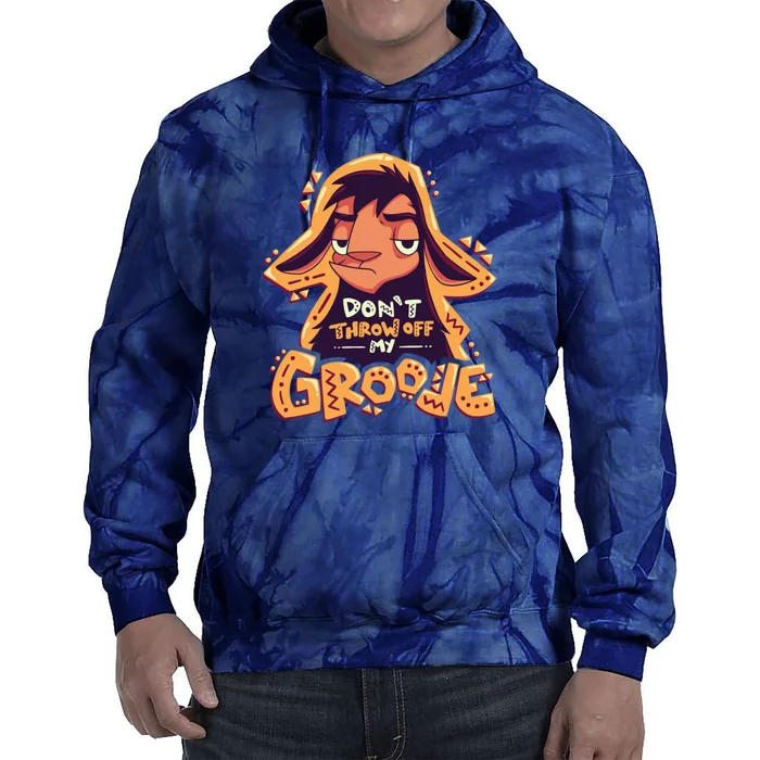 Dont Throw Off My Groove Llama Kuzco Tie Dye Hoodie