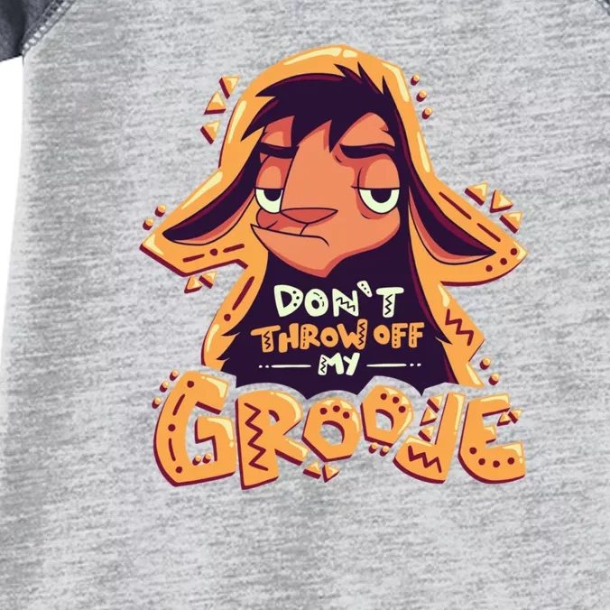 Dont Throw Off My Groove Llama Kuzco Infant Baby Jersey Bodysuit