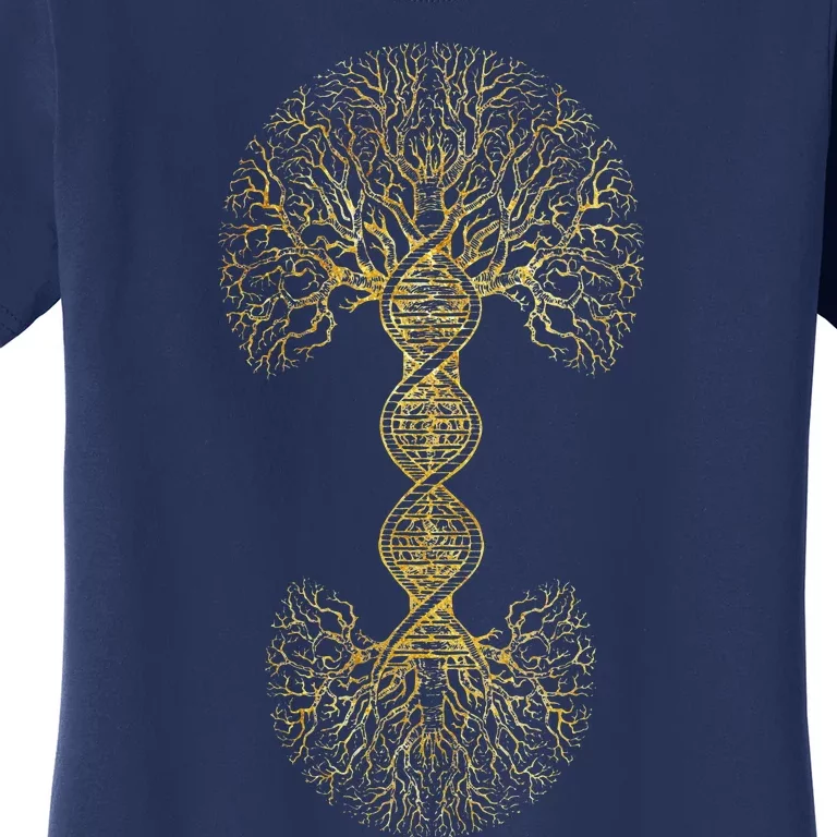 DNA Tree Of Life Science Of Genetics Earth Day Genealogy Women's T-Shirt