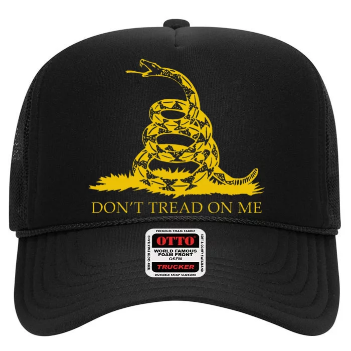 Don’T Tread On Me High Crown Mesh Trucker Hat