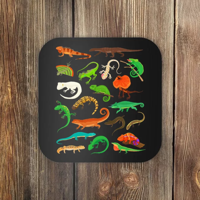 Different Types Of Lizards Educational Lizard Coaster