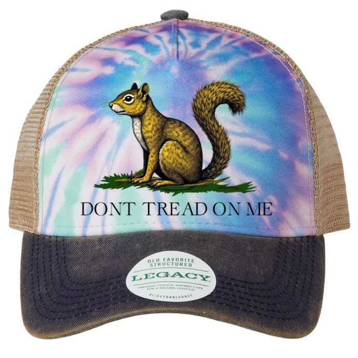 Dont Tread On Me Squirrel Legacy Tie Dye Trucker Hat