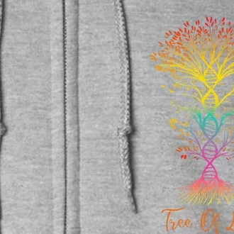 DNA Tree Of Life Genetics Spiritual Family Tree Roots Full Zip Hoodie