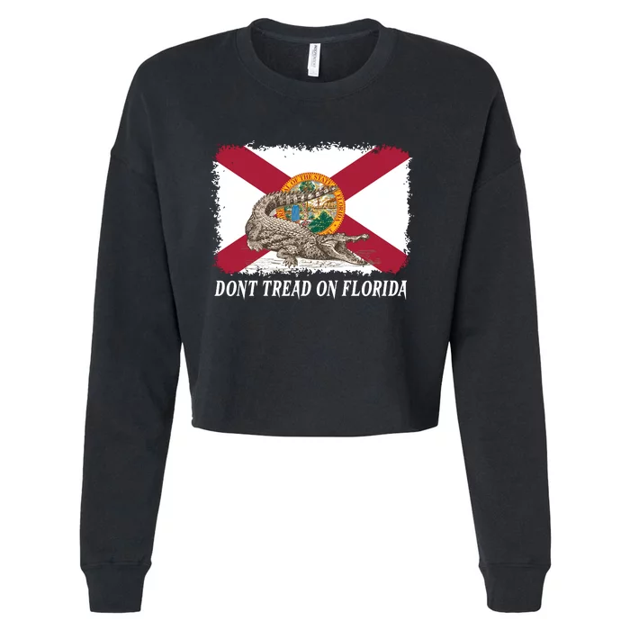 Don't Tread On Florida Governor Ron DeSantis Campaign Cropped Pullover Crew