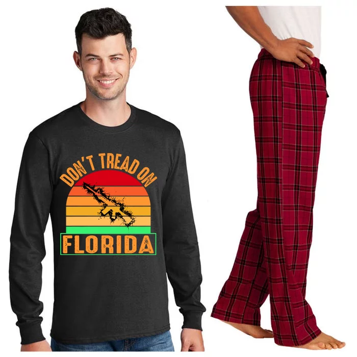 Don't Tread On Florida Vintage 2nd Amendment Long Sleeve Pajama Set