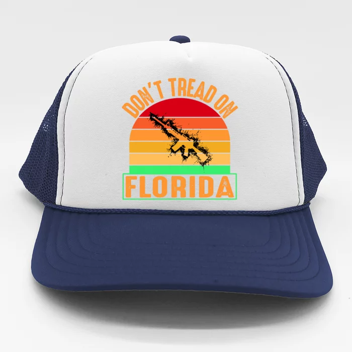 Don't Tread On Florida Vintage 2nd Amendment Trucker Hat