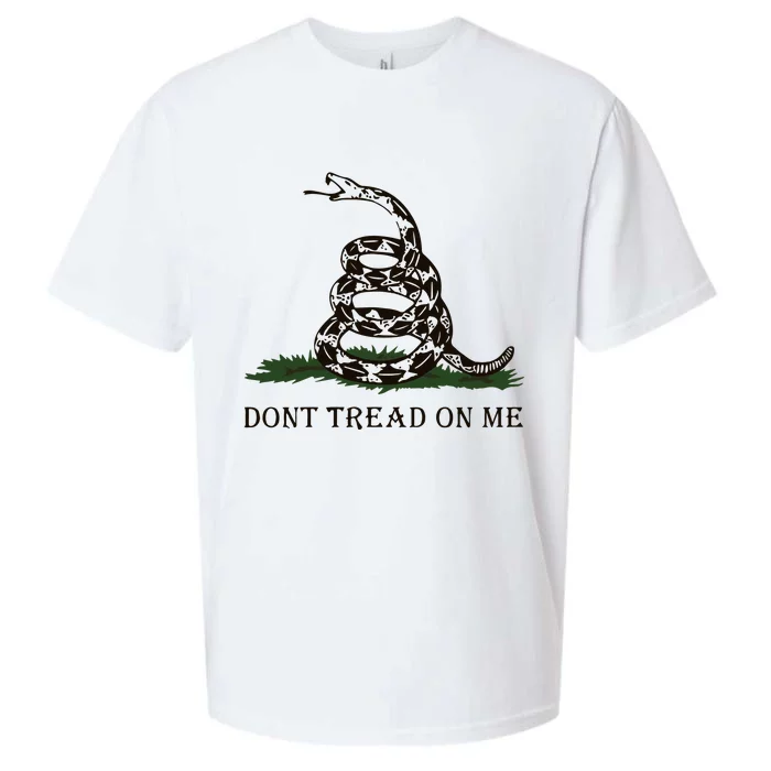 Dont Tread On Me Gadsden Flag Sueded Cloud Jersey T-Shirt