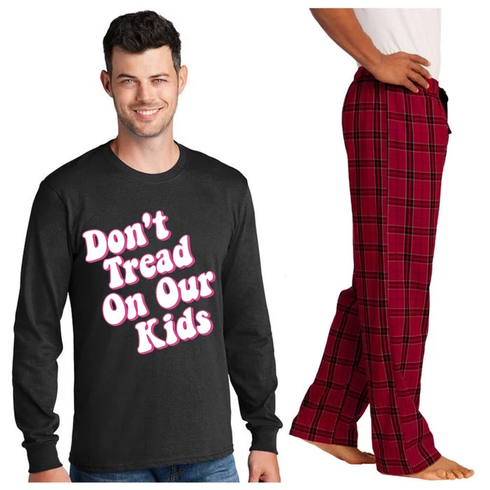 Don't Tread On Our Retro Cool Gift Long Sleeve Pajama Set