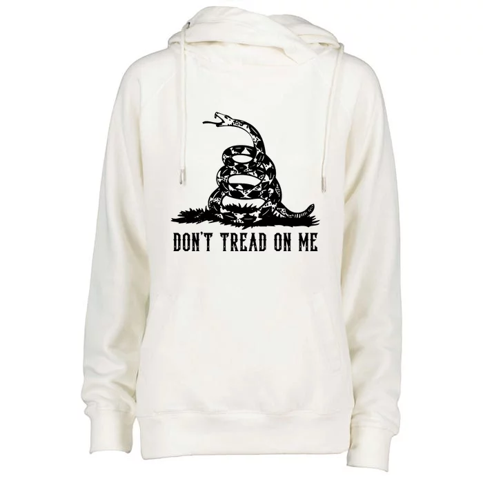 DONT TREAD ON ME Womens Funnel Neck Pullover Hood