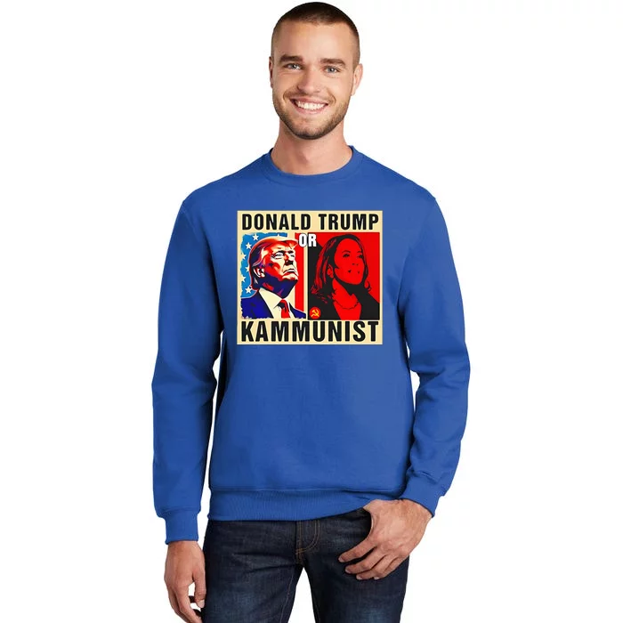 Donald Trump Or Kammunist 2024 President Election Kamala Sweatshirt