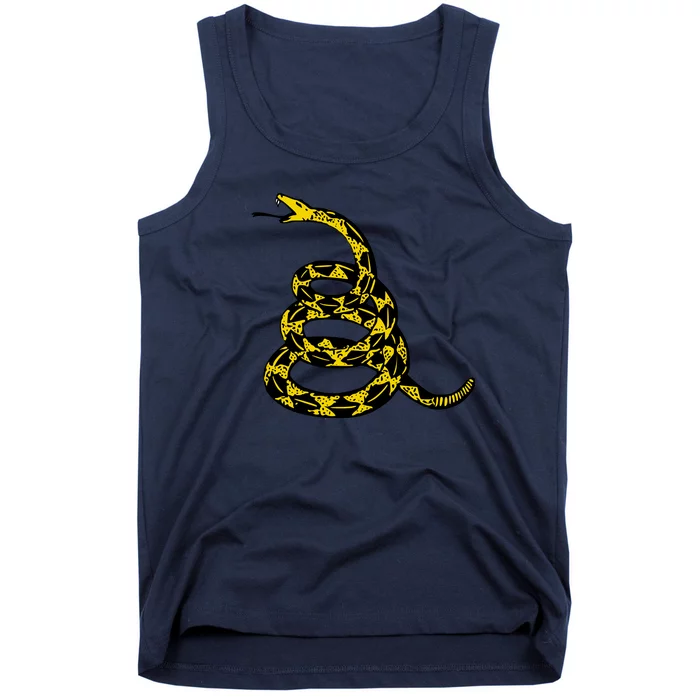 Dont Tread On Me Gadsden Flag Rattlesnake Tank Top