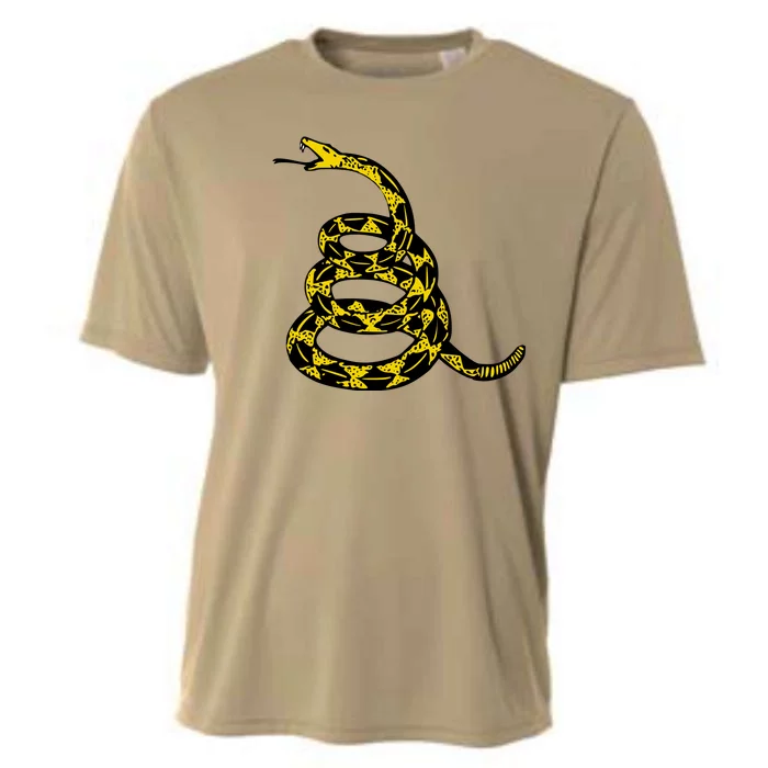 Dont Tread On Me Gadsden Flag Rattlesnake Cooling Performance Crew T-Shirt