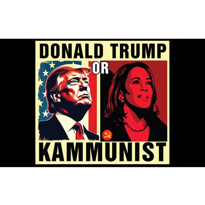 Donald Trump Or Kammunist 2024 President Election Bumper Sticker