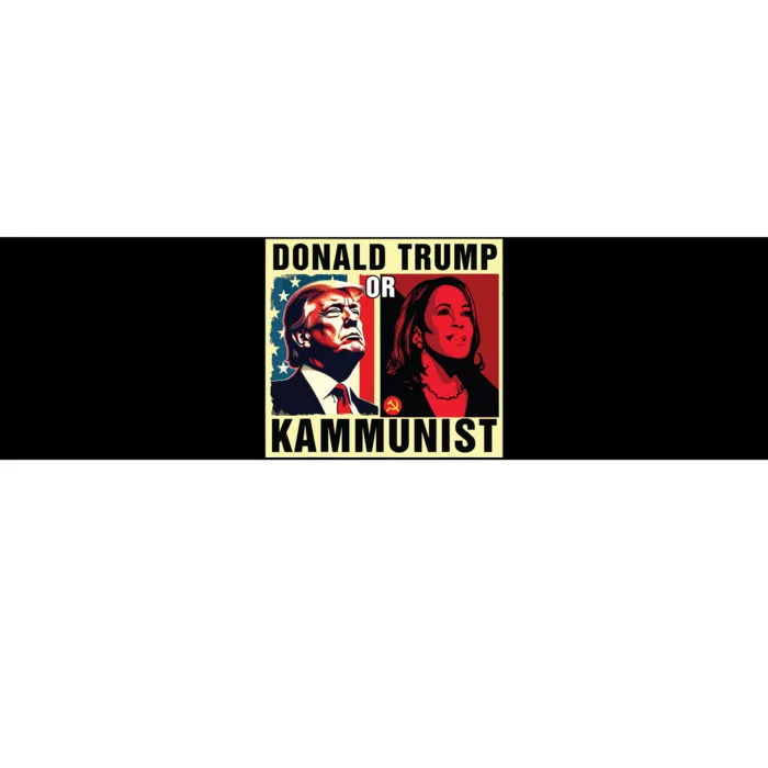 Donald Trump Or Kammunist 2024 President Election Bumper Sticker