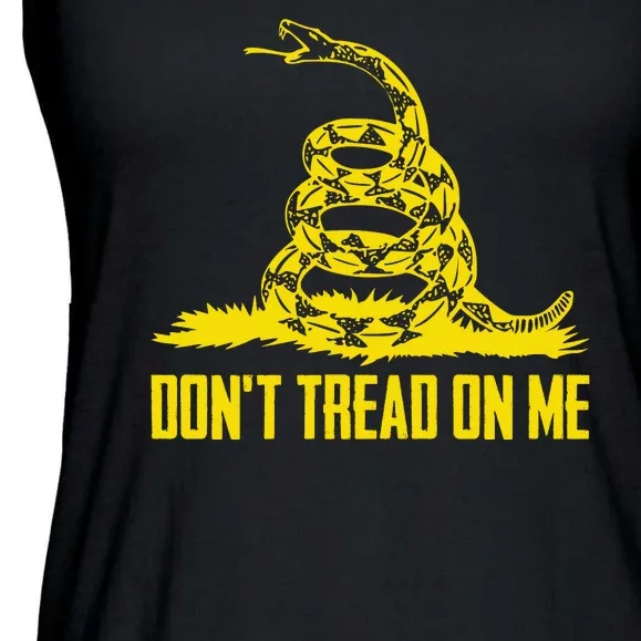 Dont Tread On Me Gadsden Flag Ladies Essential Flowy Tank