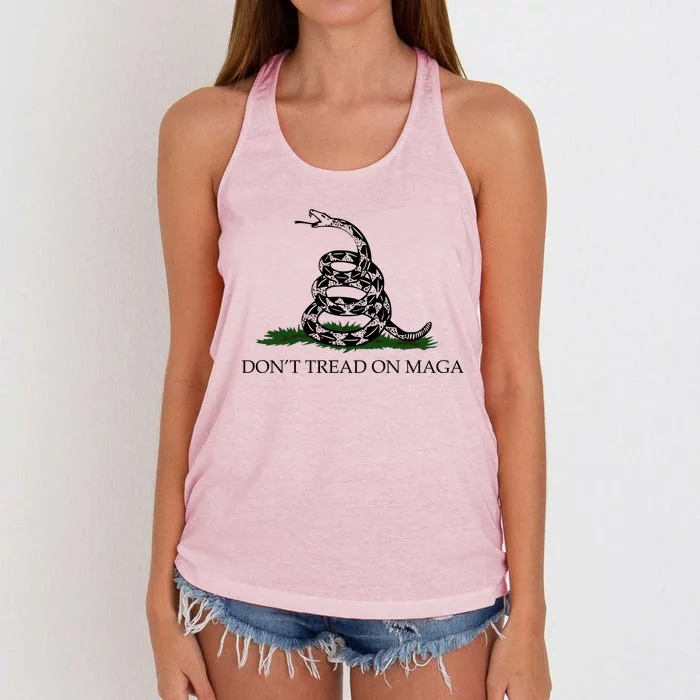 Dont Tread On MAGA Women's Knotted Racerback Tank