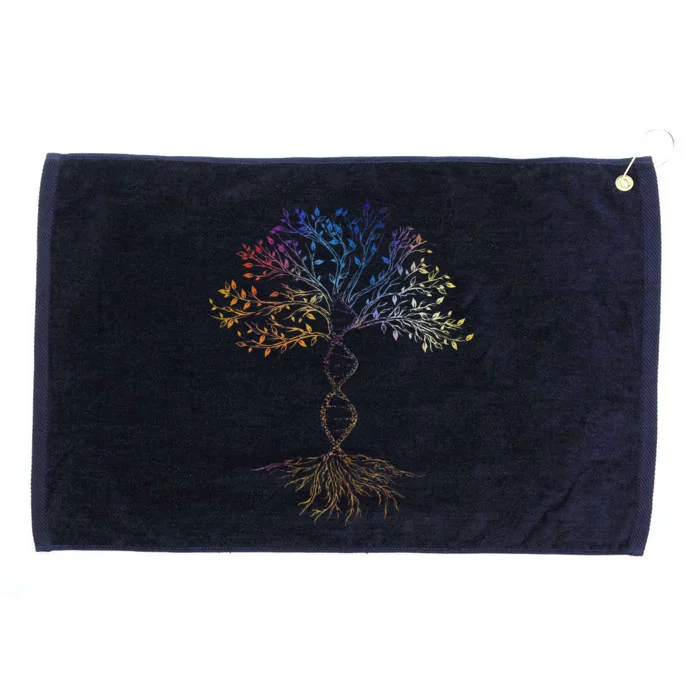 DNA Tree Of Life Science Earth Day Genetics Biologist Grommeted Golf Towel