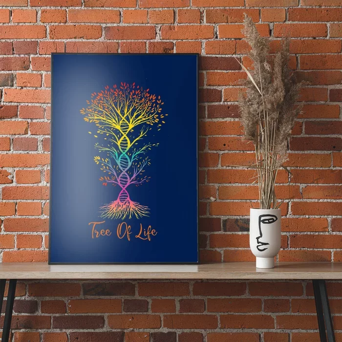 DNA Tree Of Life Genetics Spiritual Family Tree Roots Poster