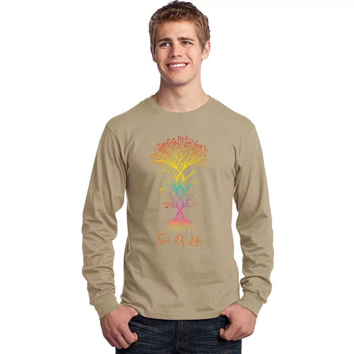 DNA Tree Of Life Genetics Spiritual Family Tree Roots Long Sleeve Shirt