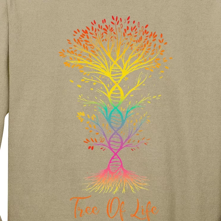 DNA Tree Of Life Genetics Spiritual Family Tree Roots Long Sleeve Shirt