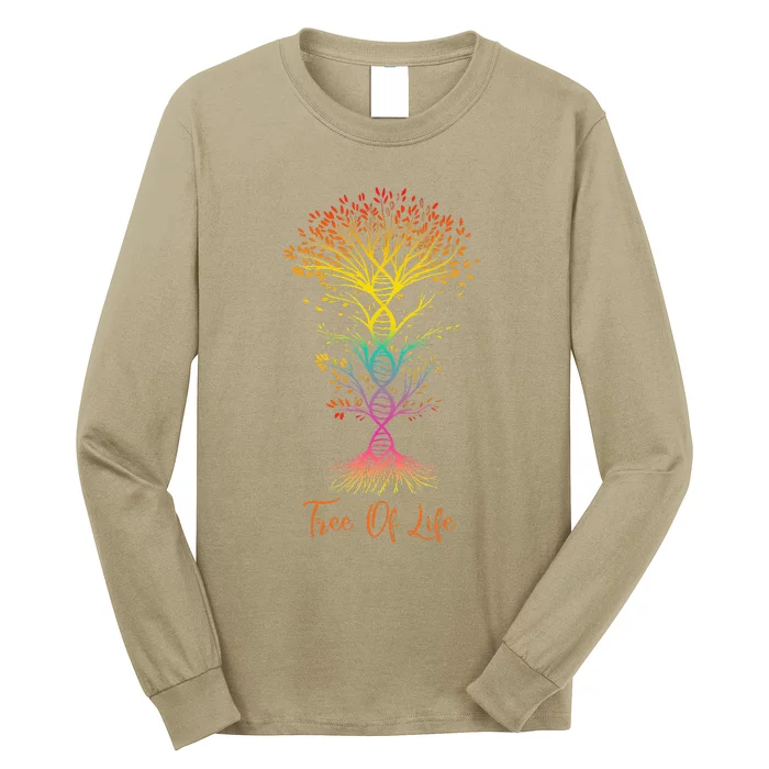 DNA Tree Of Life Genetics Spiritual Family Tree Roots Long Sleeve Shirt