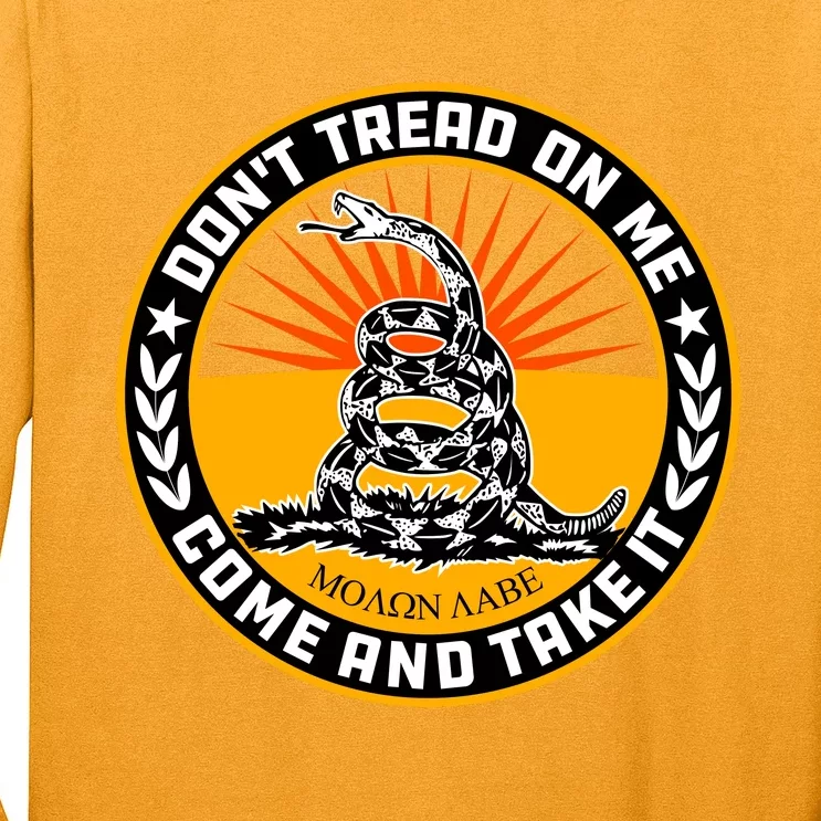 Dont Tread On Me Gadsden Flag Long Sleeve Shirt