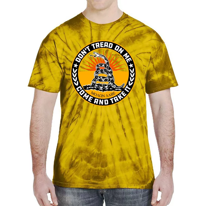 Dont Tread On Me Gadsden Flag Tie-Dye T-Shirt