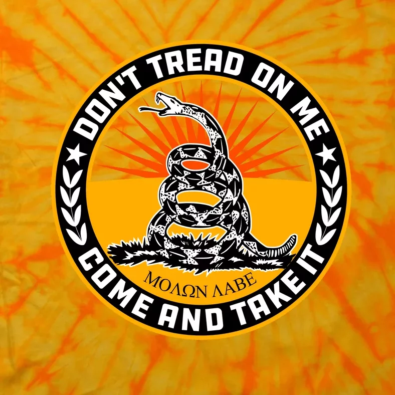 Dont Tread On Me Gadsden Flag Tie-Dye T-Shirt