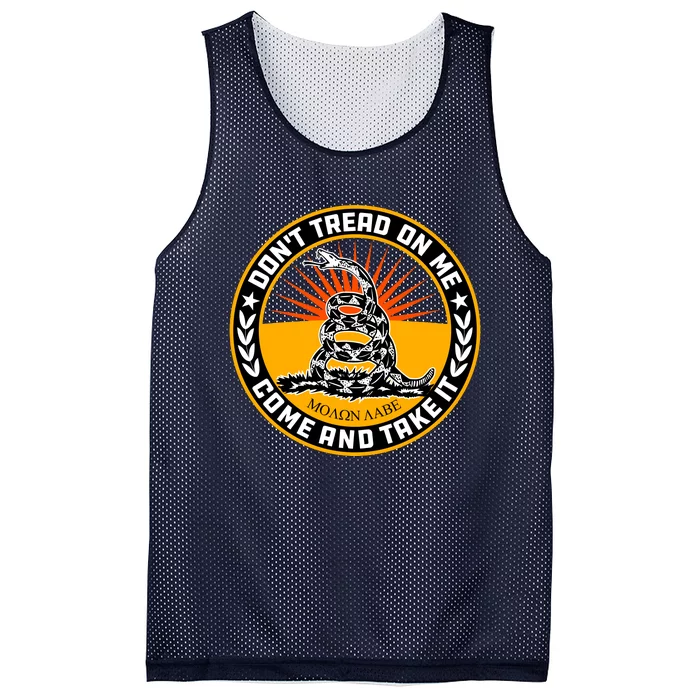 Dont Tread On Me Gadsden Flag Mesh Reversible Basketball Jersey Tank