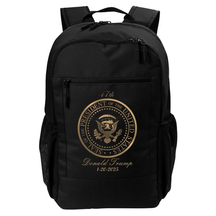 Donald Trump Official Gold Seal 47th President Daily Commute Backpack