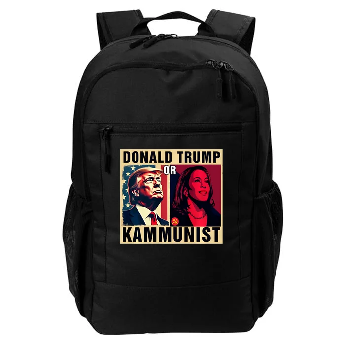 Donald Trump Or Kammunist 2024 President Election Daily Commute Backpack