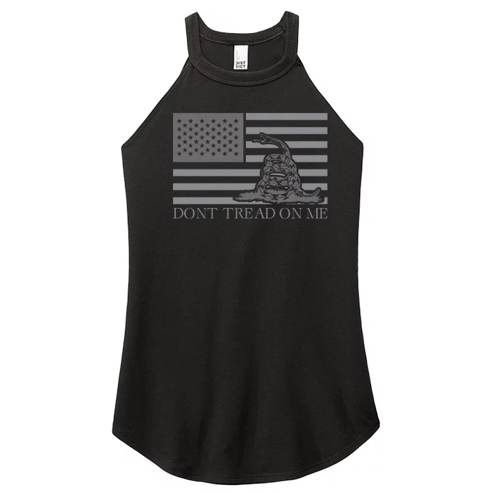 Dont Tread On Me Gadsden Snake Us Flag Women’s Perfect Tri Rocker Tank