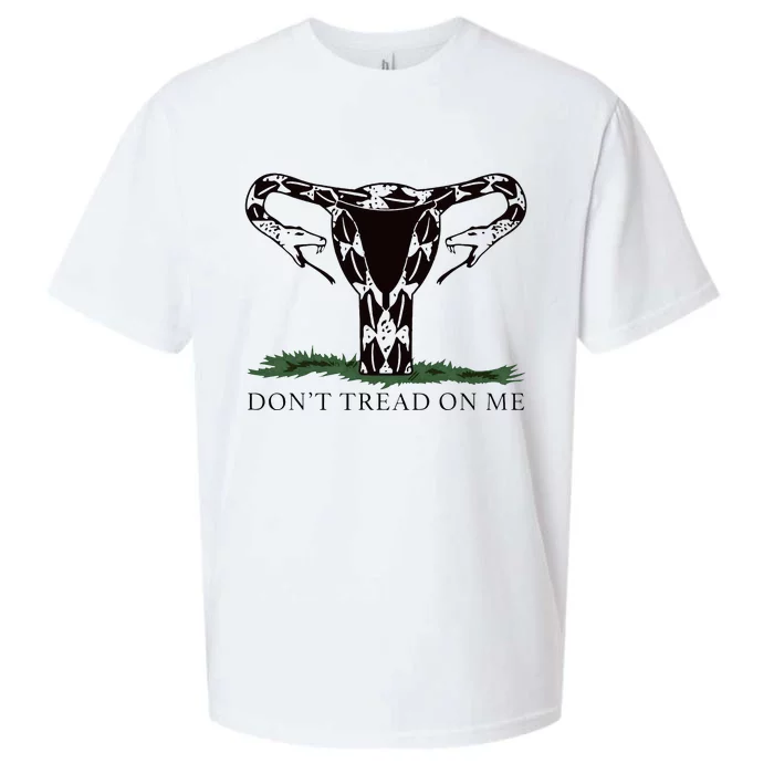 Don’T Tread On Me Uterus Sueded Cloud Jersey T-Shirt