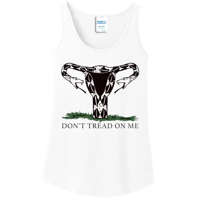 Don’T Tread On Me Uterus Ladies Essential Tank