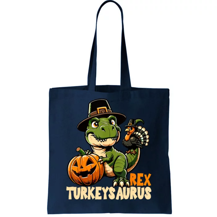 Dinosaur Thanksgiving Outfit Fall Kids Turkey Tote Bag