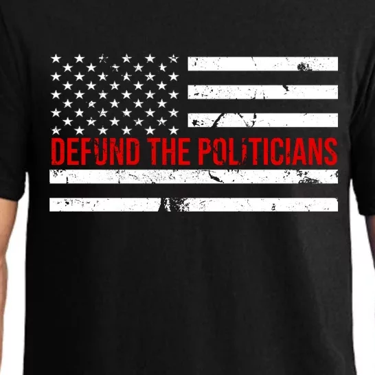 Defund The Politicians American Flag Pajama Set