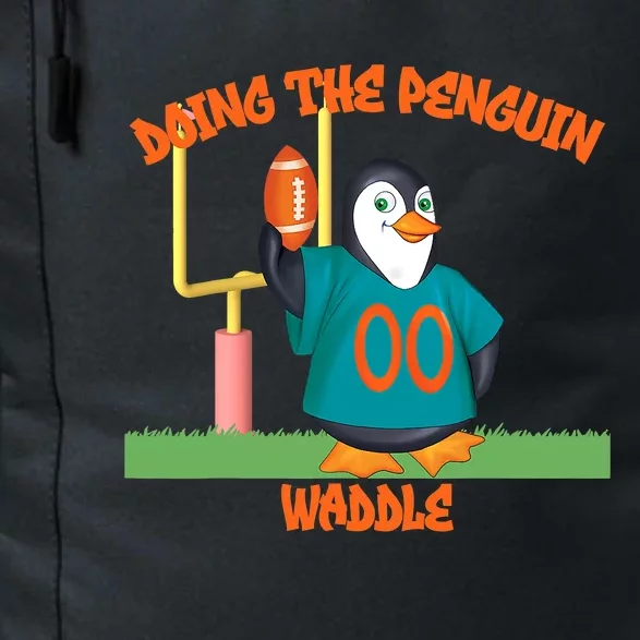 Doing The Penguin Waddle Football Touchdown Celebration Daily Commute Backpack