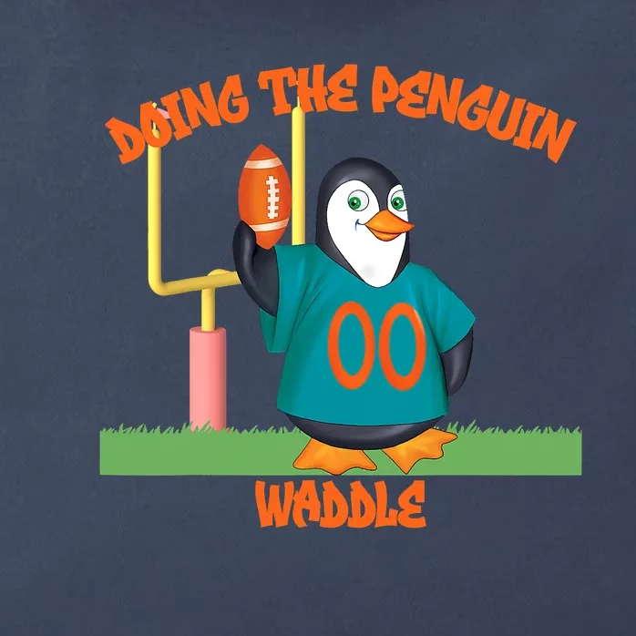 Doing The Penguin Waddle Football Touchdown Celebration Zip Tote Bag