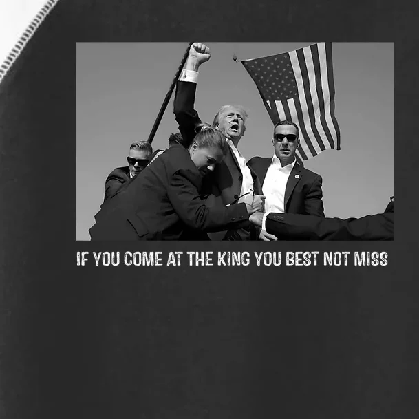 Donald Trump Presidential Campaign 2024 Bulletproof Shooting Toddler Fine Jersey T-Shirt