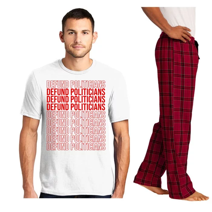 Defund The Politicians Grocery Bag Spoof Pajama Set