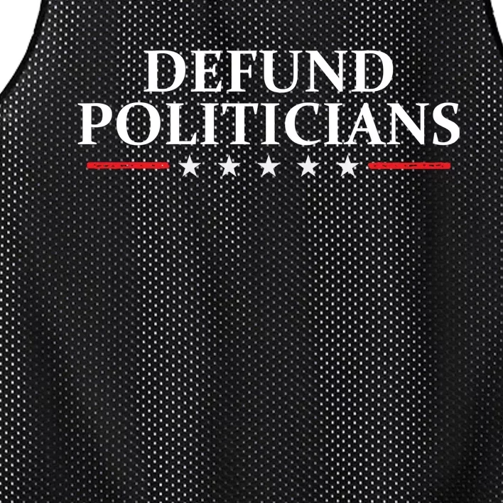 Defund The Politicians Libertarian Political Anti Government Mesh Reversible Basketball Jersey Tank