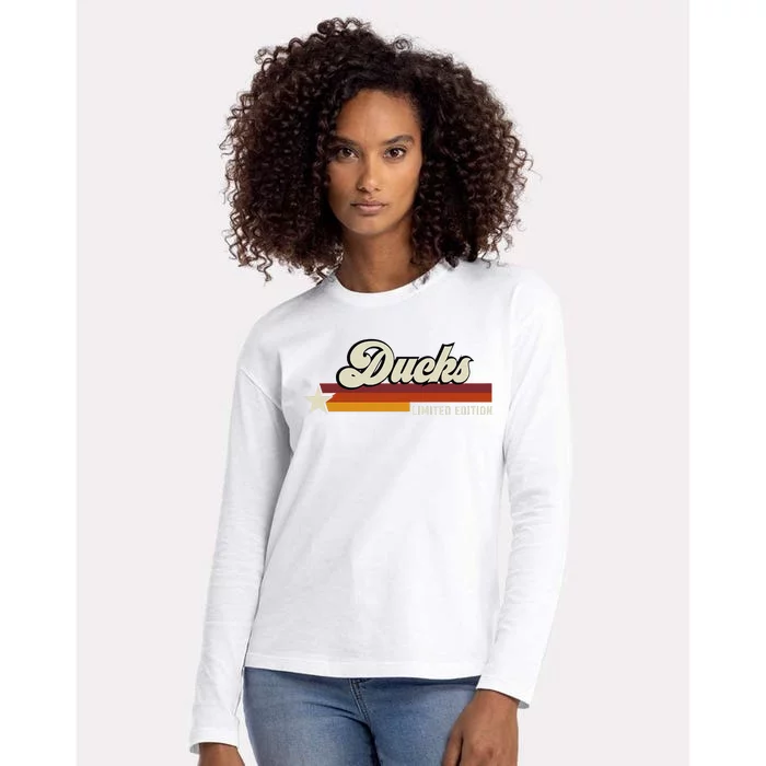 Ducks Taylor Pride Limited Edition Womens Cotton Relaxed Long Sleeve T-Shirt