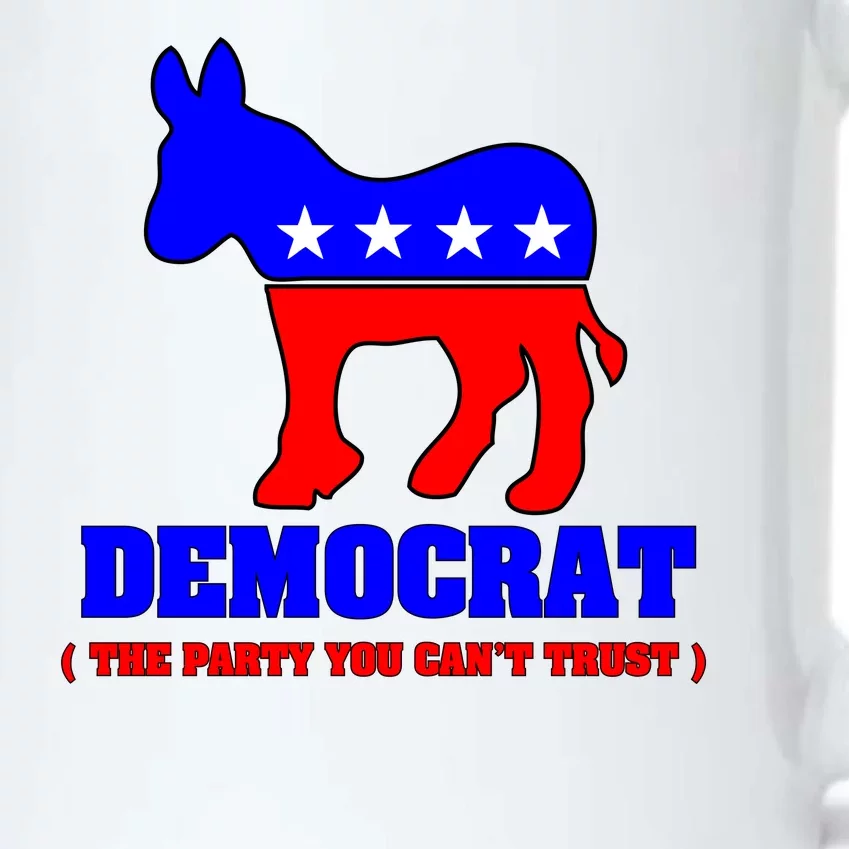 Democrat The Party You Can't Trust Black Color Changing Mug