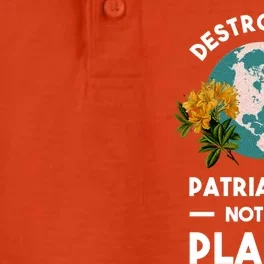 Destroy The Patriarchy Not The Planet Dry Zone Grid Performance Polo