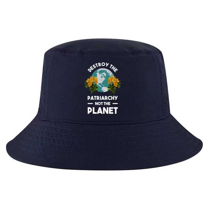 Destroy The Patriarchy Not The Planet Cool Comfort Performance Bucket Hat