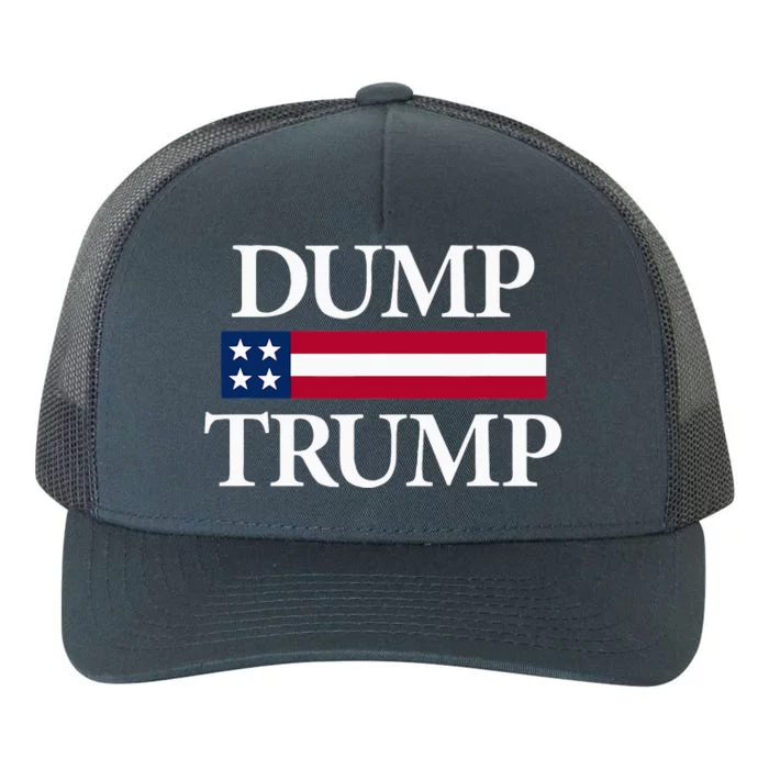 Dump Trump Political Yupoong Adult 5-Panel Trucker Hat