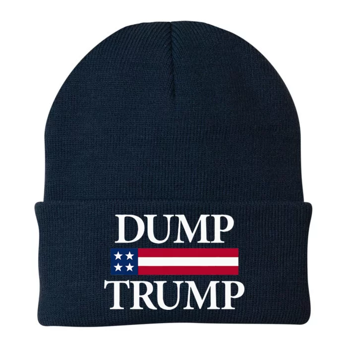 Dump Trump Political Knit Cap Winter Beanie